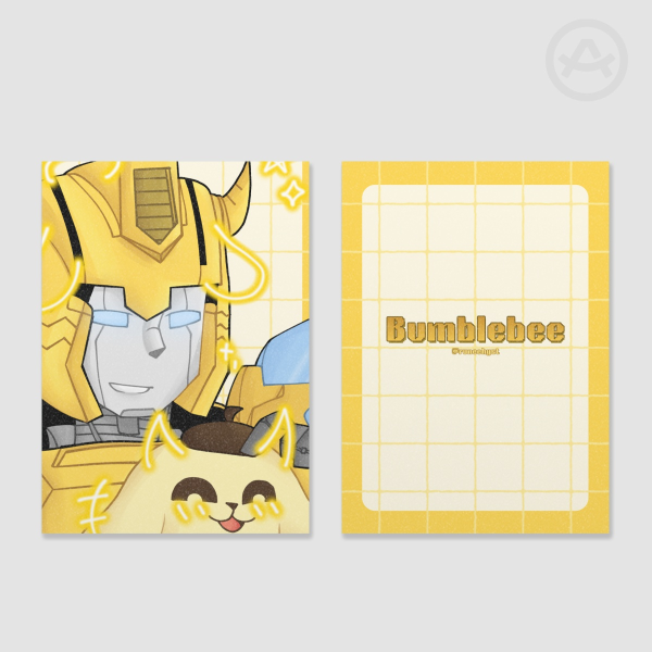 Bumblebee x Pompurin Holographic Photocard (TCG Size)