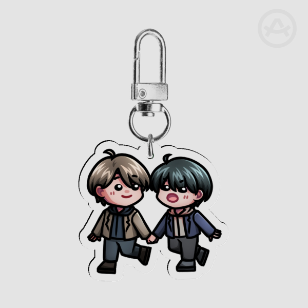 Kurosawa x Adachi Acrylic Keychain