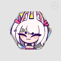 Glitter Holographic Doko Badge