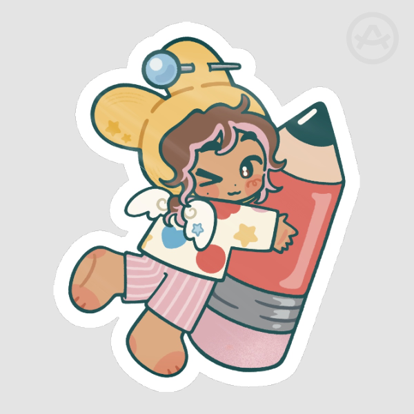 'nana from the dirt' die cut sticker
