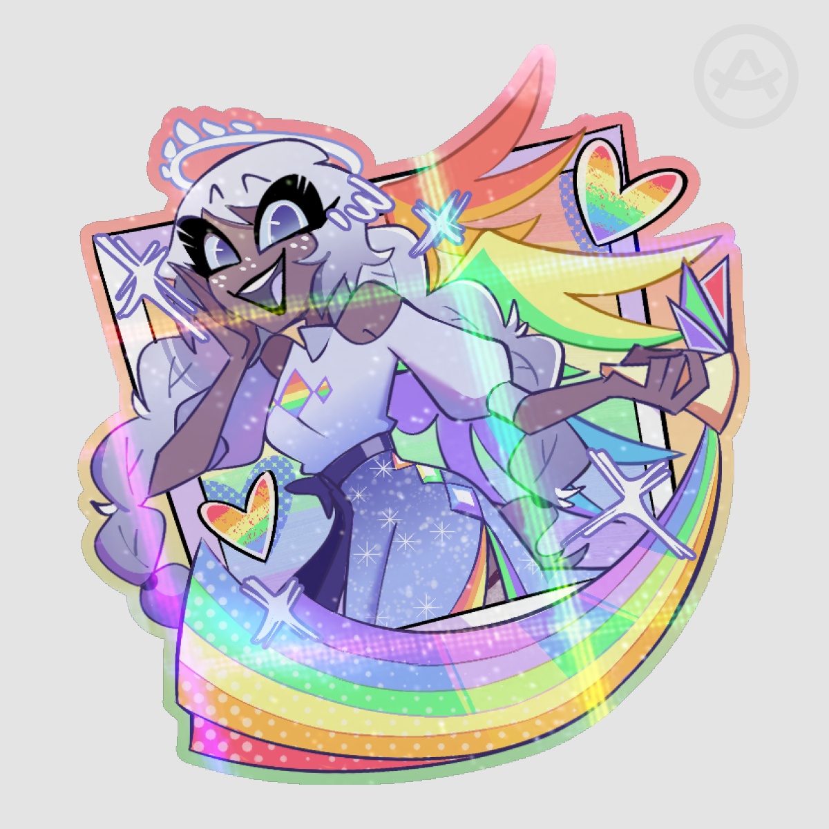 Emily Pride Die Cut Stickers