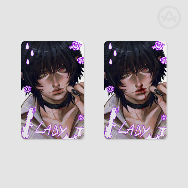 Lady dmc decorated Photocard