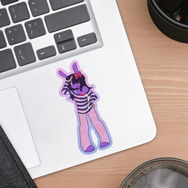 Jax (TADC) Colored Edge Die Cut Stickers