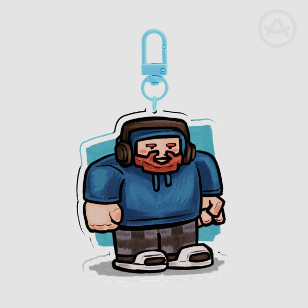 Caseoh Keychain