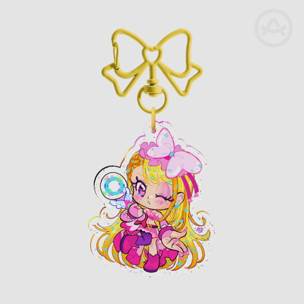 Cure Butterfly ~ Hirogaru Sky! Precure ♡ glitter acrylic keychain