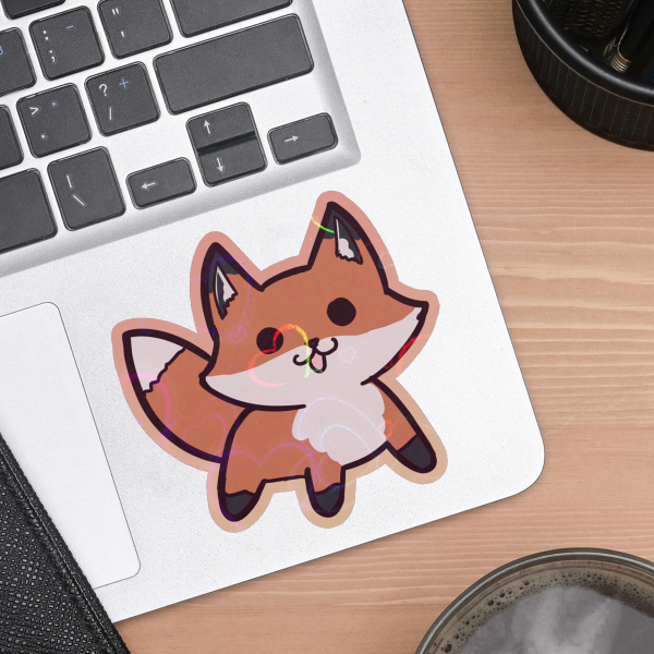 Derpy Fox Sticker
