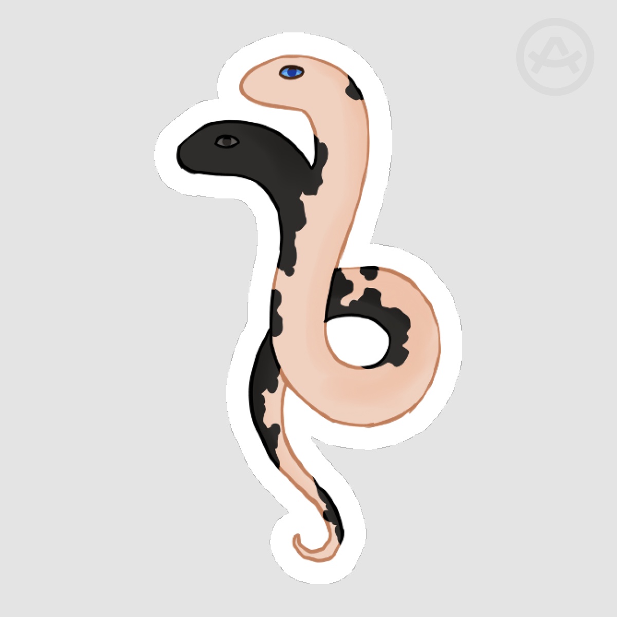Two Headed Snake (Nial) Sticker
