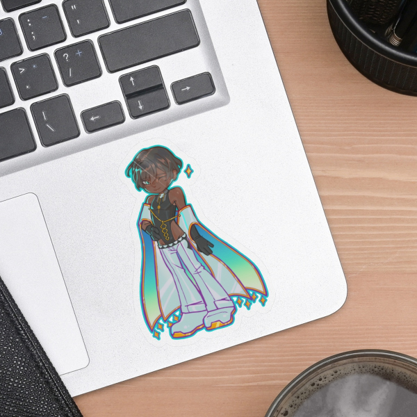 Simeon Obey Me! Clear PET Vinyl Die Cut Sticker