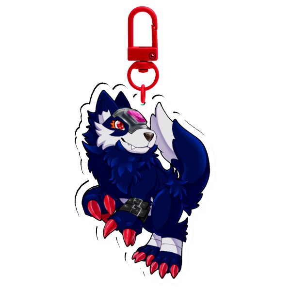 Loogamon Keychain