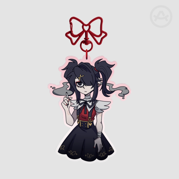 Helltaker Ame Keychain