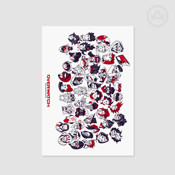 Overwatch Icons (50 Heroes)
