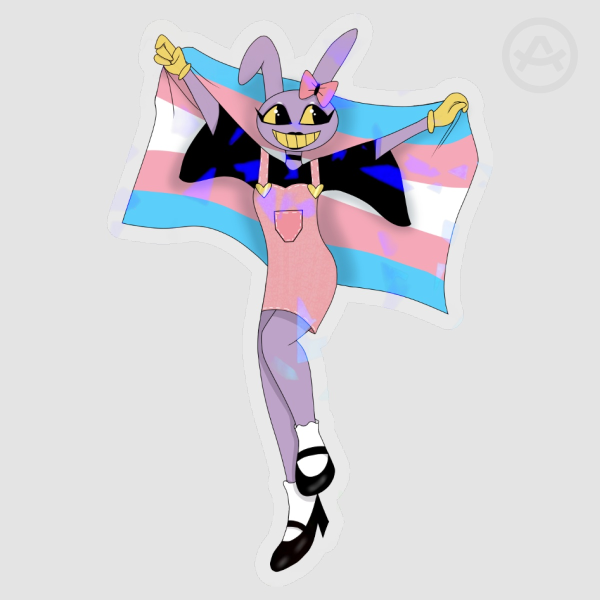 Trans Pride Jax Sticker