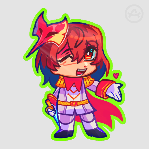 Akechi Prince outfit sticker