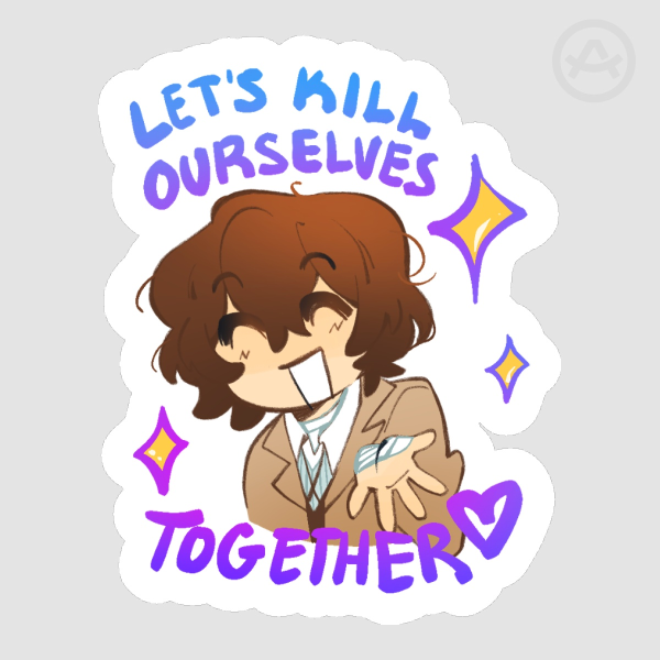 Dazai Let's KOS Together Stickie
