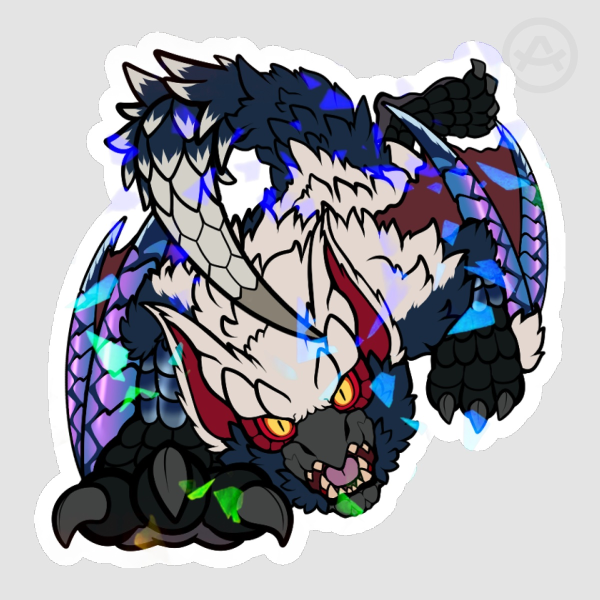 Lucent Nargacuga Sticker