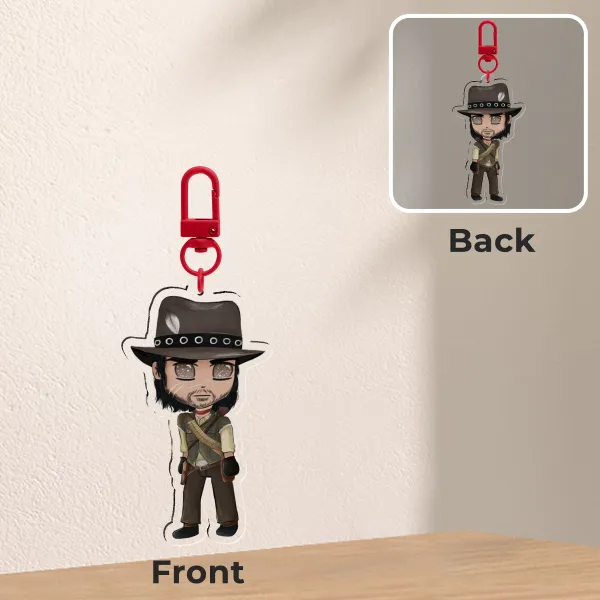 Red Dead Redemption John Marston Keychain