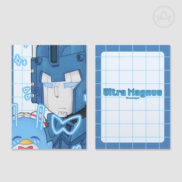 Ultra Magnus x Tuxedosam Holographic Photocard (TCG Size)