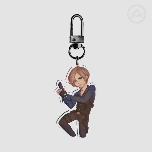 Leon kennedy Resident Evil 6 Keychain