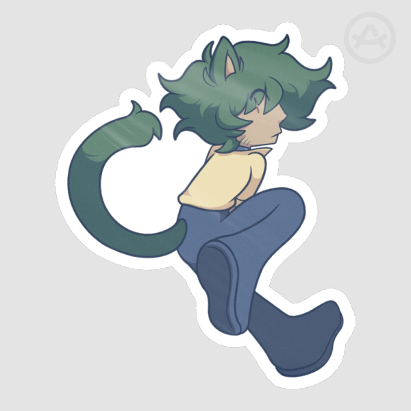 Catboy Spike Sticker