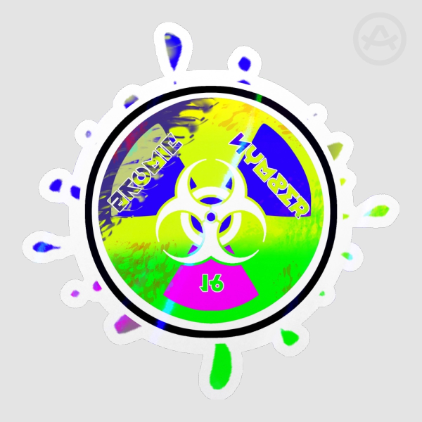 Sulphuric Star Stains Logo Die Cut Sticker