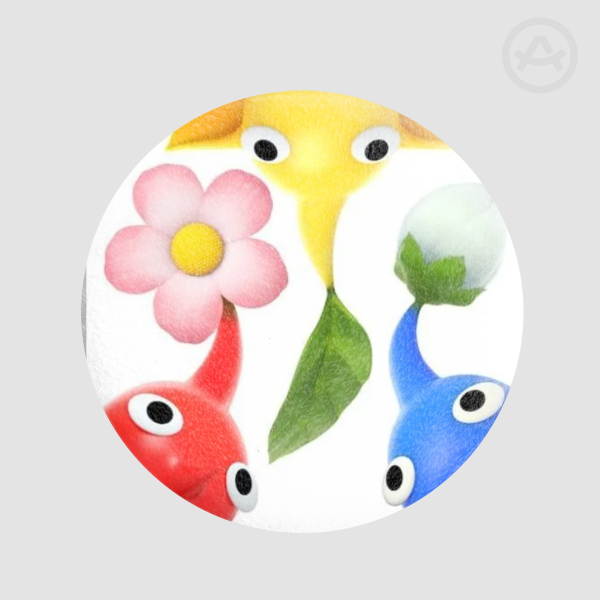 Pikmin Plush Badges