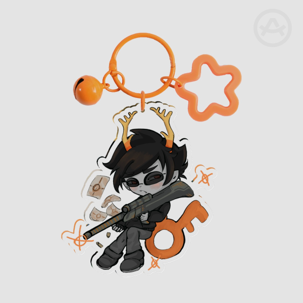 Hiveswap Dammek Target Keychain