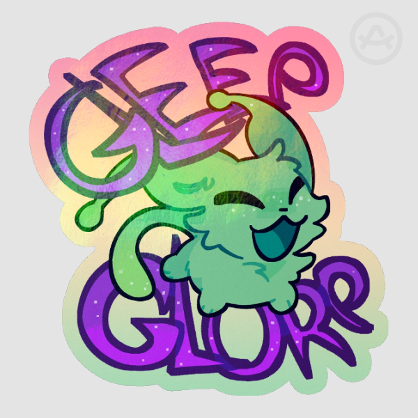 Gleep Glorp Cat Sticker