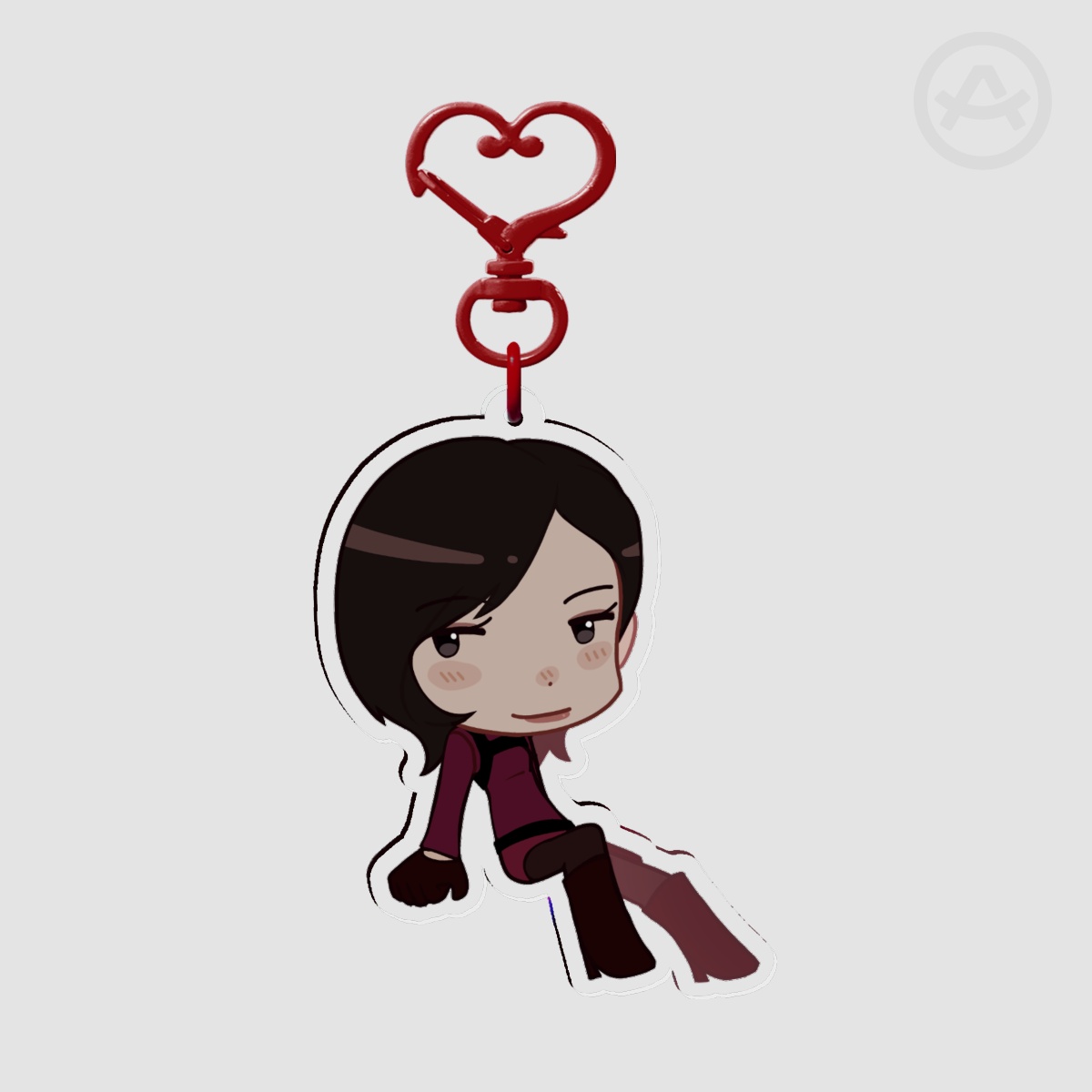 Ada Wong Resident Evil 4 Chibi Keychain (Large)