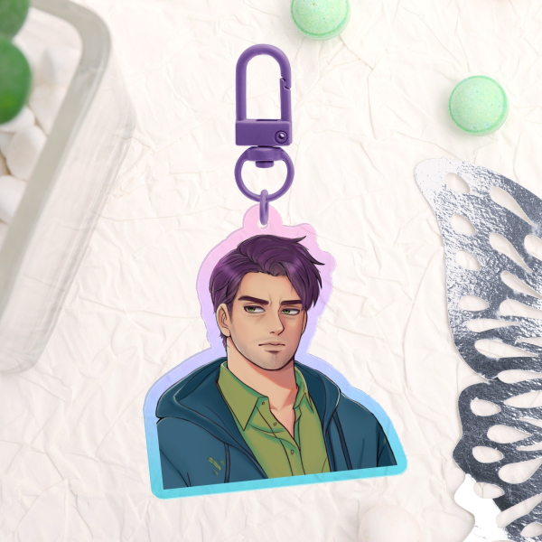 Stardew Valley Shane Colored Edge Acrylic Keychains