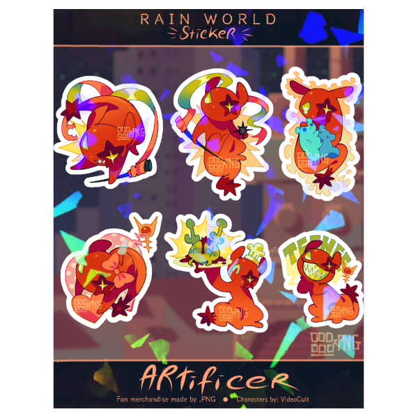 Artificer sticker sheet