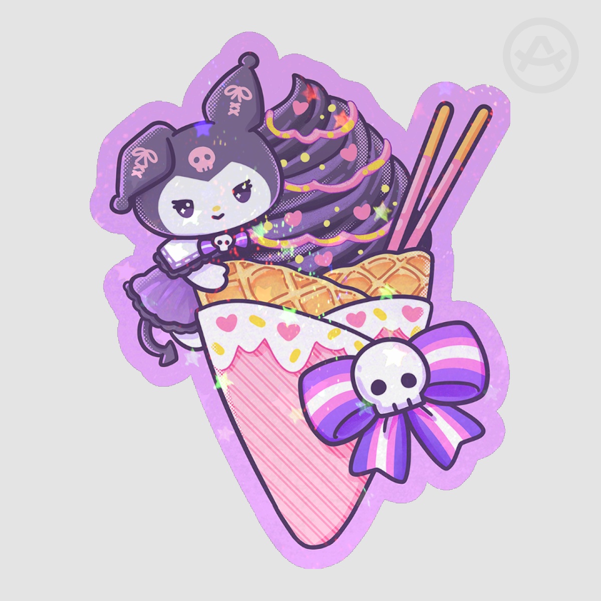 Kuromi Die Cut Stickers