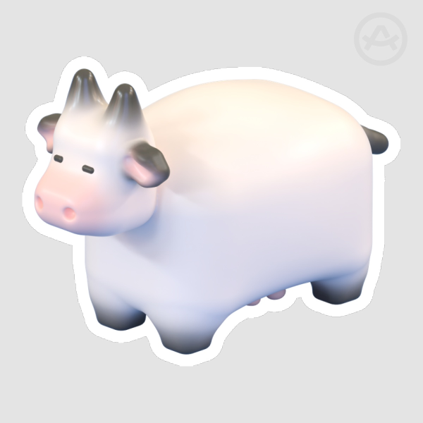 Big Cow Stickers