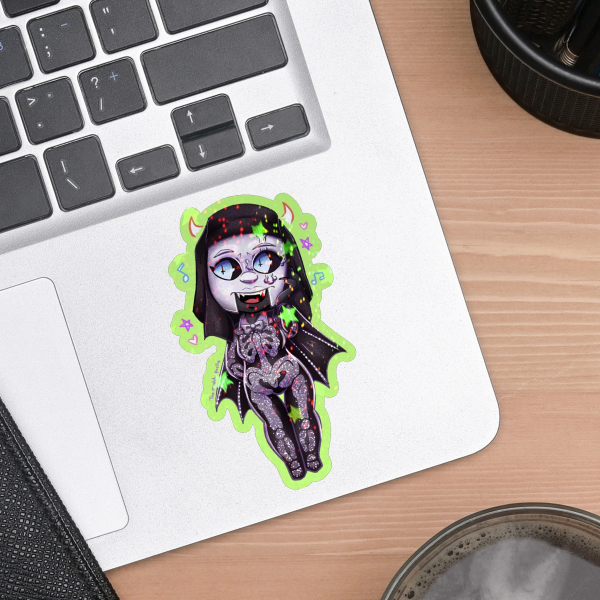 Chibi Skeletá Ghoulette (Sticker)