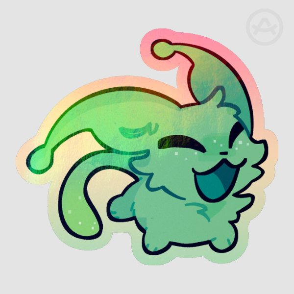 Gleep Glorp Cat Sticker (without text)