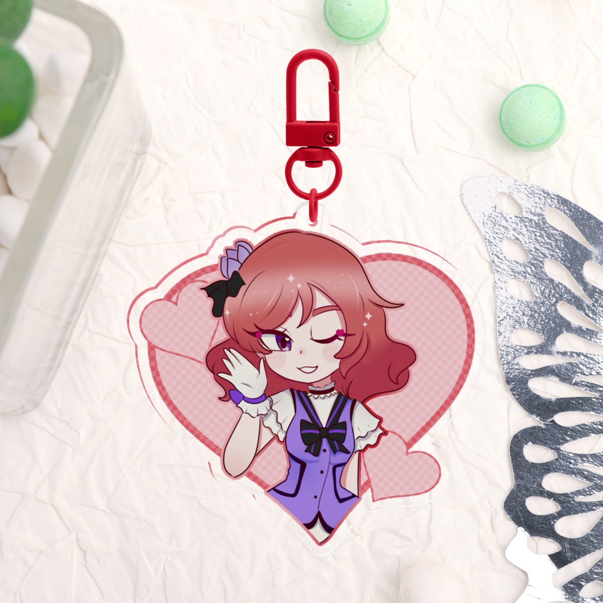 Love Live Maki Nishikino keychain
