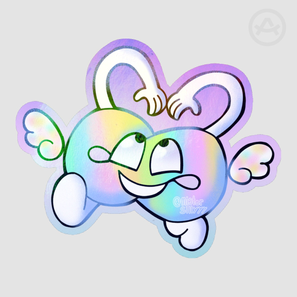 Rainbow colored Infinity Sticker
