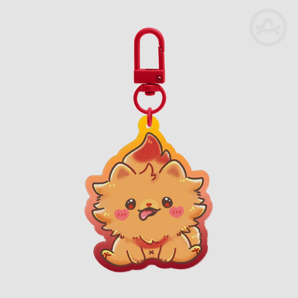 Pombon Clear Acrylic Keychains
