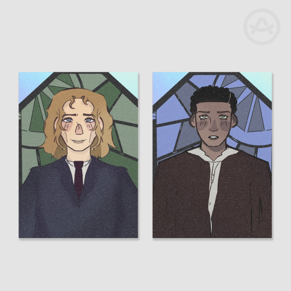 Loustat Stained Glass Holographic Photocard