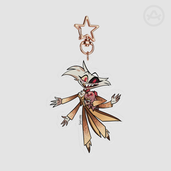 Angel Dust with Fat Nuggets LVLUP outfit 2026 Clear Acrylic Keychains