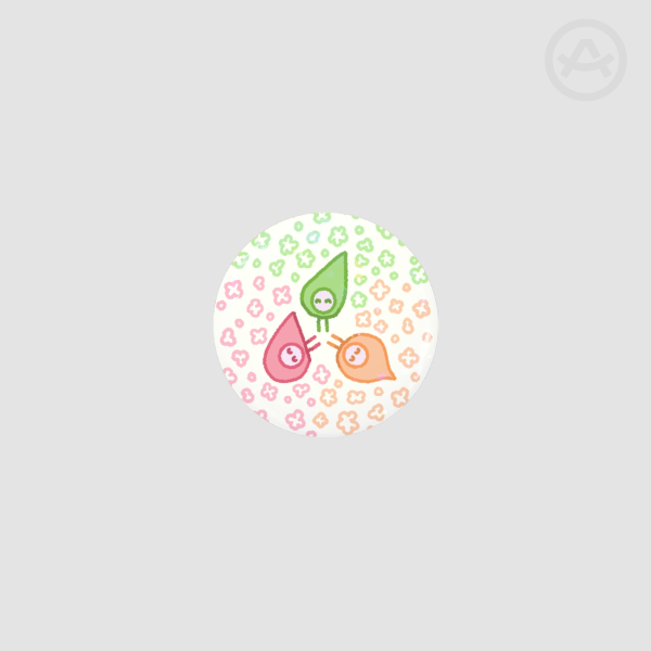 The Rebels (Pikuniku) Floral Badge