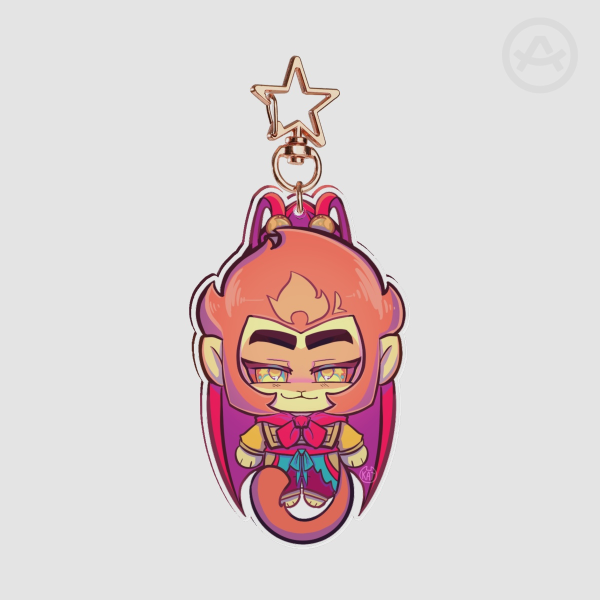 Matching Wukong (Monkey King) Shadowpeach keychain LMK
