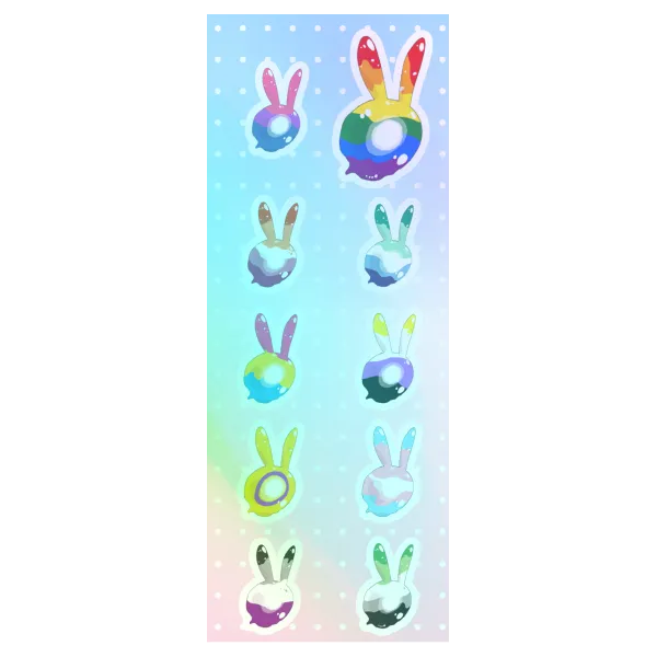 Pride Seelies - Coated Paper Sticker Sheet