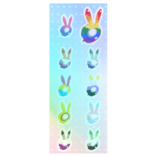 Pride Seelies - Coated Paper Sticker Sheet