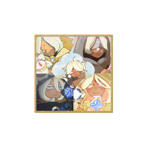 Pure Vanilla Cookie Clear Acrylic Art Board