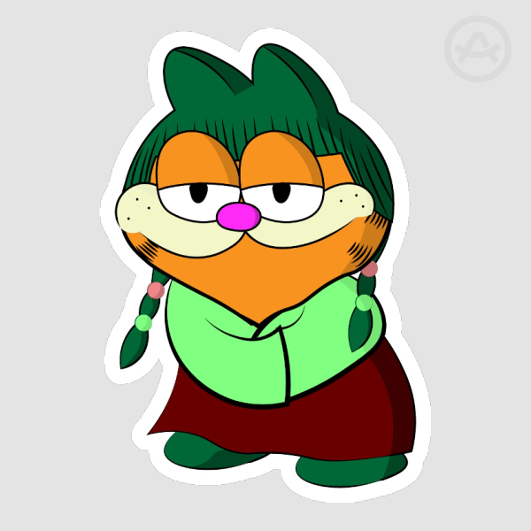GarfMao Die Cut Stickers