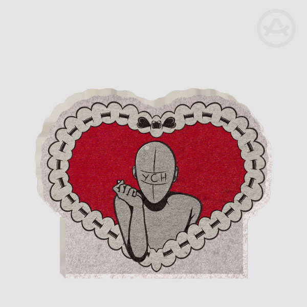 MllerShop's YCH Heart Thick Acrylic Stand