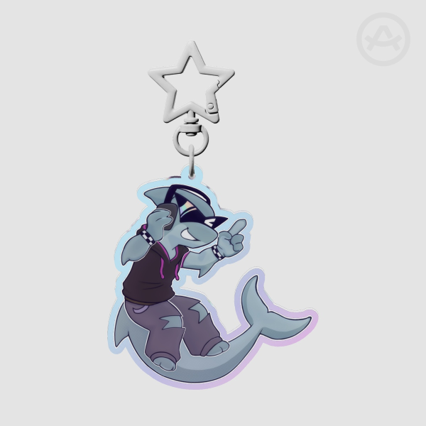 Discard Acrylic Keychain