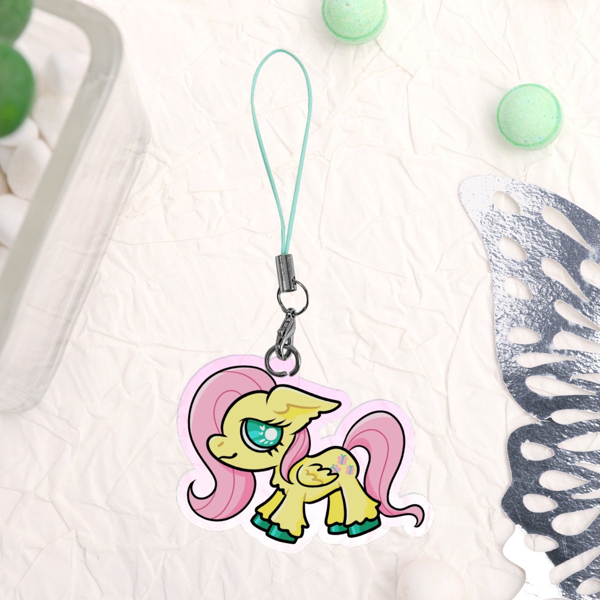 Fluttershy Phone Charm