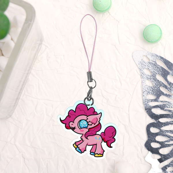 Pinkie Pie Phone Charm