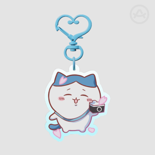 Hachiware Sakura Season Acrylic Keychain